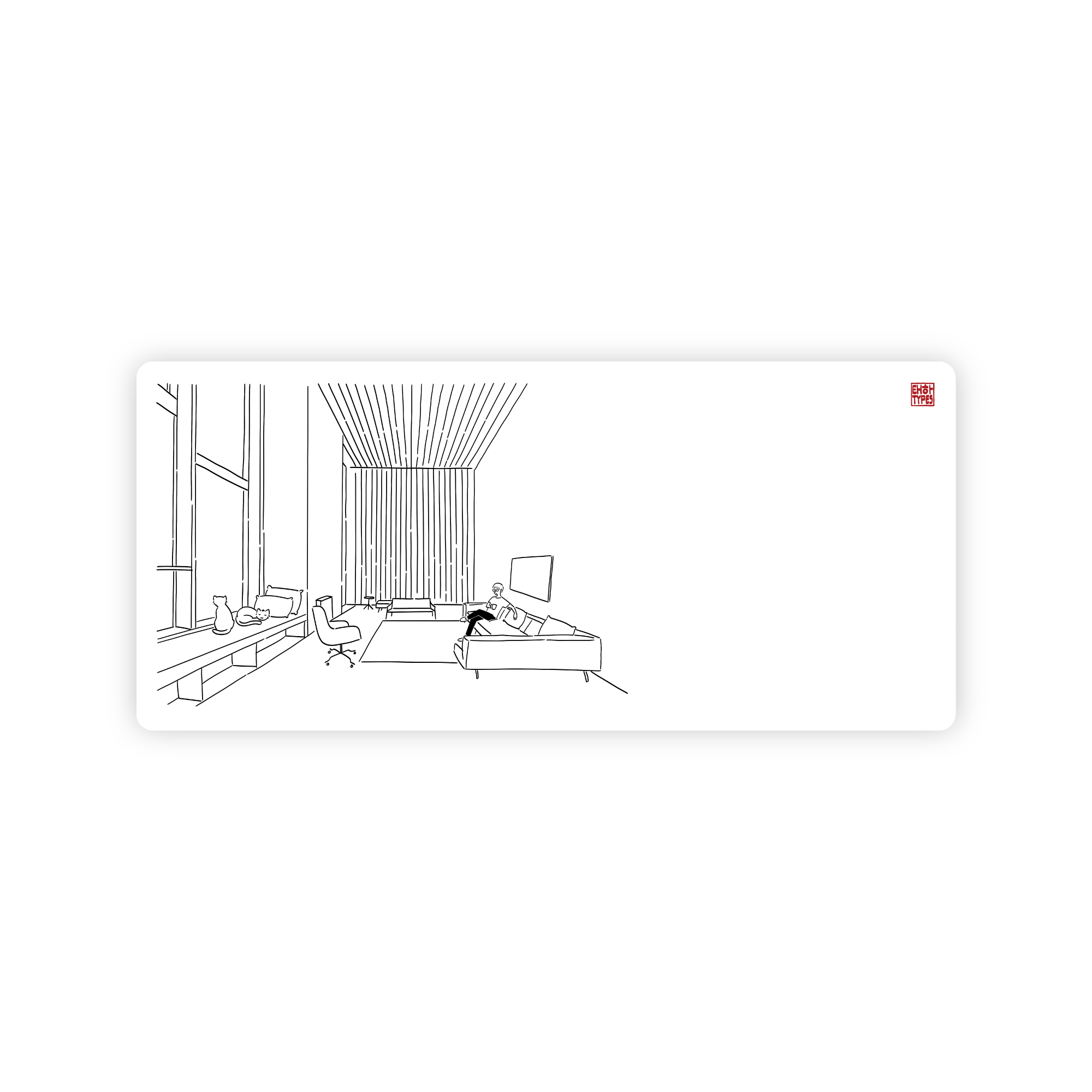 Taeha Types Studio Deskpad